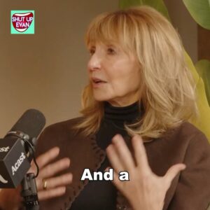 Mary Steenburgen Instagram - All new SHUT UP EVAN featuring Academy Award-winner Mary Steenburgen is now available on all podcast platforms (and on YouTube)!