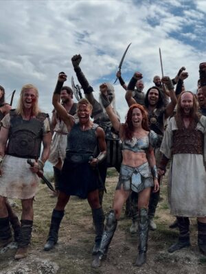 Matilda Lutz Instagram - Tomorrow Red Sonja comes out on VOD and I wanted to take a moment to say thank you to all the people who made this happen, it was truly magical to bring this character to life. Red Sonja is now yours with the strongest superpower you can think of. Humanity. Now she knows she's not alone. Thank you @emjaybassett and each member of the cast and crew for making this so special!
