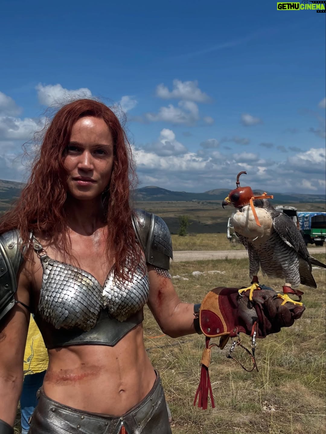 Matilda Lutz - 6.5K Likes - Tomorrow Red Sonja comes out on VOD and I wanted to take a moment to say thank you to all the people who made this happen, it was truly magical to bring this character to life. Red Sonja is now yours with the strongest superpower you can think of. Humanity. Now she knows she's not alone. Thank you @emjaybassett and each member of the cast and crew for making this so special!
