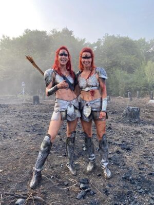 Matilda Lutz Instagram - Tomorrow Red Sonja comes out on VOD and I wanted to take a moment to say thank you to all the people who made this happen, it was truly magical to bring this character to life. Red Sonja is now yours with the strongest superpower you can think of. Humanity. Now she knows she's not alone. Thank you @emjaybassett and each member of the cast and crew for making this so special!