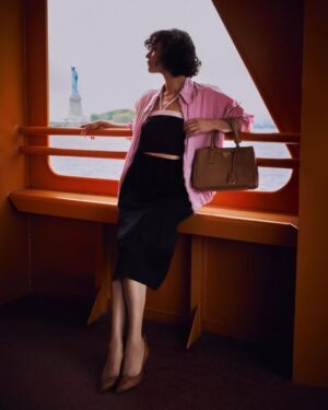 May Calamawy Instagram - Effortless sophistication meets contemporary edge – Egyptian-Palestinian actress #MayCalamawy brings Prada’s Galleria bag to life in a series of sleek, scene-stealing looks. Swipe through for a masterclass in modern elegance, and tap the link in bio for more.

تجمع الممثلة المصرية الفلسطينية مي القلماوي بين الأناقة الحديثة والجاذبية الملفتة، لتضع بصمتها الخاصة على حقيبة Galleria من Prada من خلال مجموعة من الإطلالات المفعمة بالرقي. اسحبوا الشاشة لمشاهدة الصور والاستمتاع بالأناقة العصرية، وانقروا على الرابط في البايو لمزيد من الإلهام.

#PresentedBy: @prada

Photography: @matteaston
Styling: @natasharoyt
Make-up: @tuddynana
Hair: @pasqualeferrantehair
Nails: @sonyameesh
Creative Ideation & Production: @worldofzora
Local production: @feteproduction