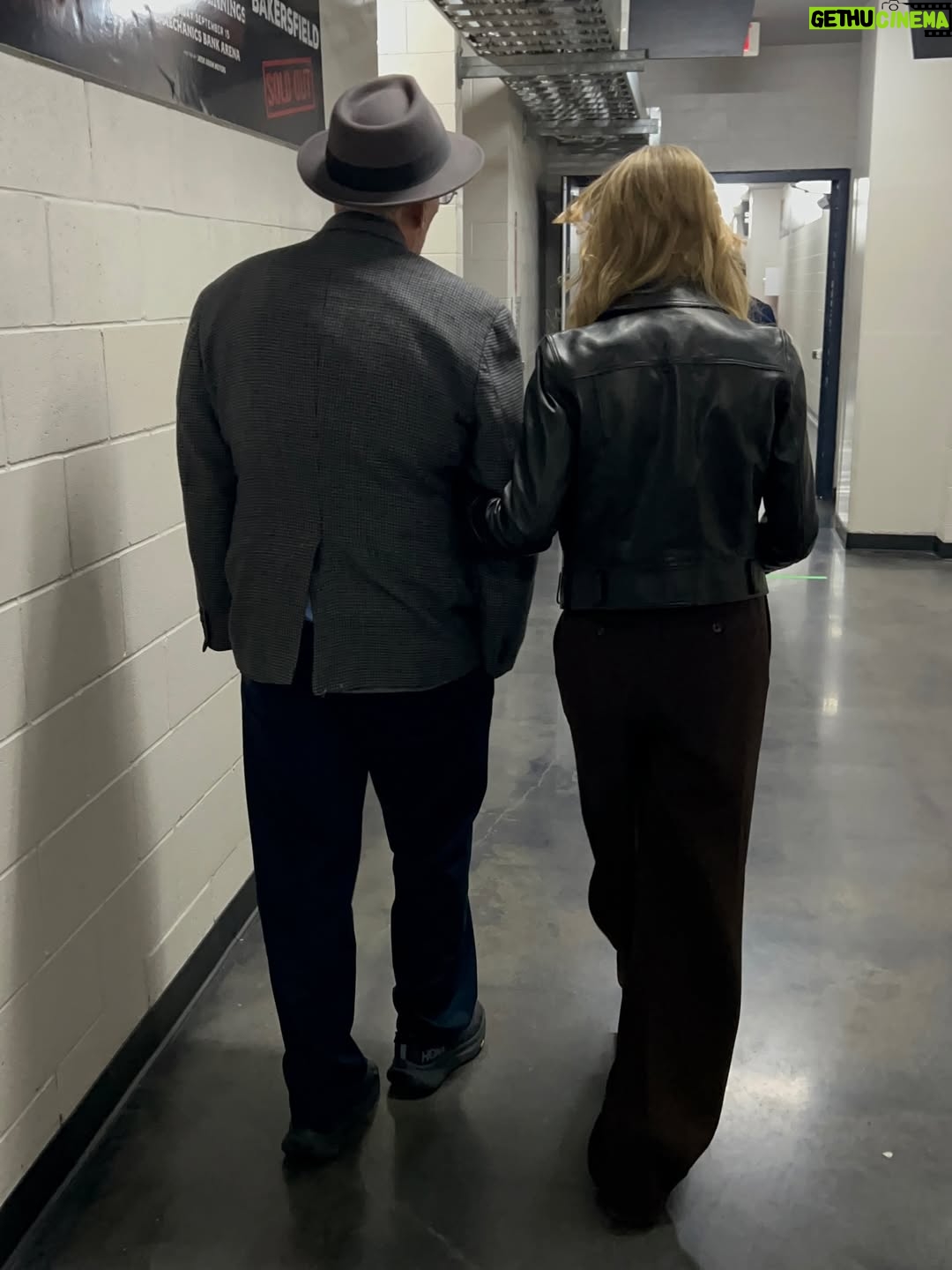 Megyn Kelly - 40.1K Likes - Backstage with @charliesheen and Victor Davis Hanson in Bakersfield, California!