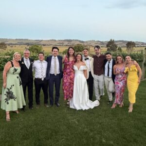 Melanie Bracewell Instagram - perfect wedding with perfect people. congratulations joe and rosie! i wish i brought a notepad to steal every cool idea you guys had. everyone was so happy and full of love apart from my dogs who were at home being babysat by ray o’leary.