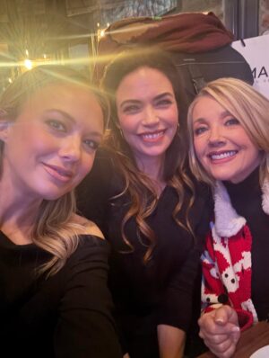 Melissa Ordway Instagram - When your coworkers are actually your friends ❤️ The @youngandrestlesscbs holiday party was the best time — so much fun celebrating the holiday season! So grateful for this cast, this crew, and the friendships that make work feel like home 💕 Feeling very lucky 🎄✨

#HolidayParty
#christmasvibes 
#holidaycheer 
#yr