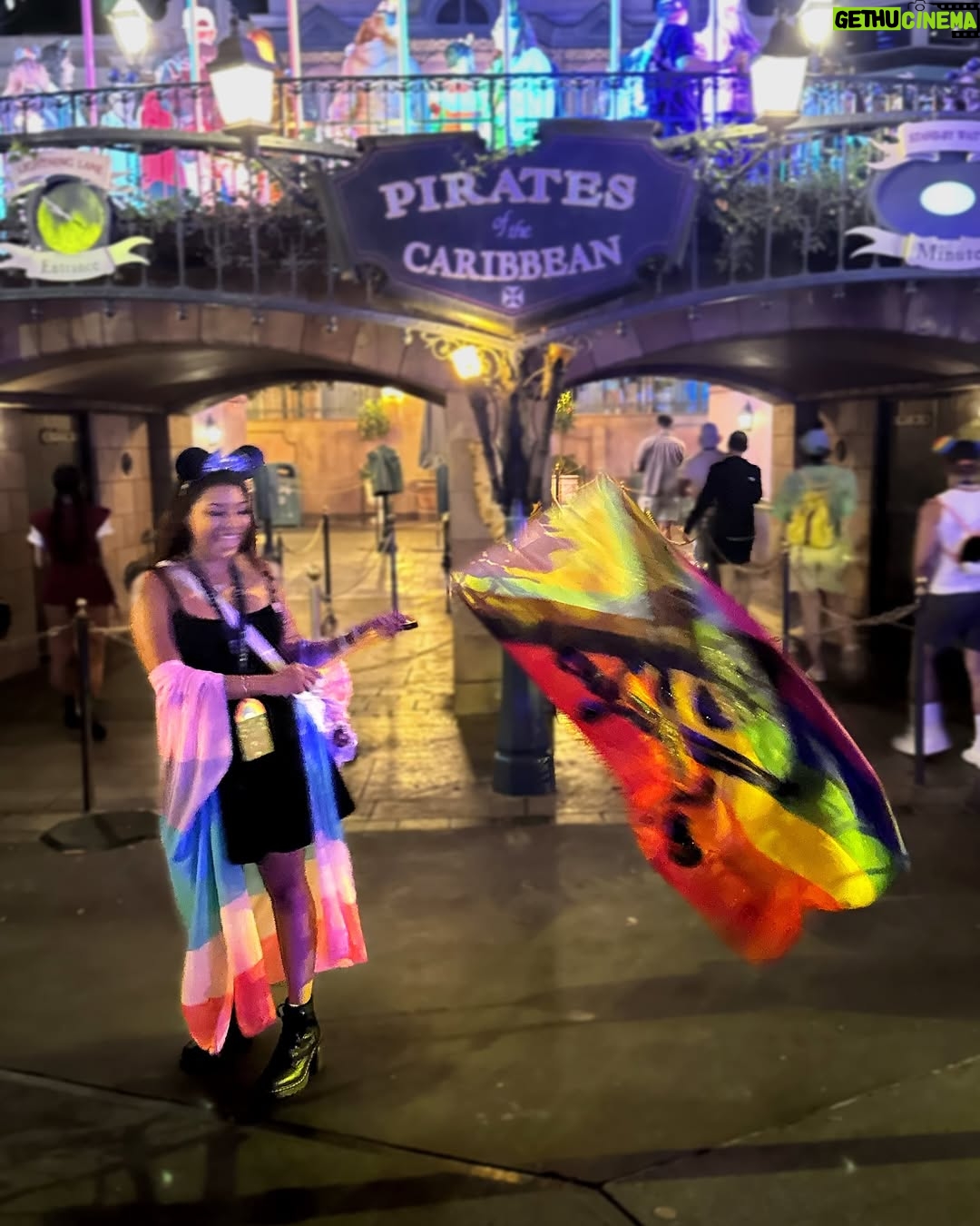 Mica Burton - 6.2K Likes - the world is on fire, but hey, at least i made it to 31 as of today ✨🎂

i also got to wave around this huge gay pirate flag so honestly that’s all that matters 🩷❤️🧡💛💚🩵💜