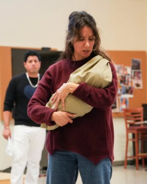 Michele Selene Ang Instagram - Developing a world premiere is no small feat! Take a sneak peek into rehearsals for MOTHER OF EXILES.

MOTHER OF EXILES follows a single family's century-and-a-half odyssey, tracing their flight, fight, and the futures they dare imagine.

Starting at Angel Island, playwright Jessica Huang's multigenerational triptych blends historical drama with supernatural encounters, weaving moments of surprising humor into a powerful portrait of belonging and resilience.

Performed in Cantonese, Spanish, and English, nine powerhouse actors bring 20  characters to life across three eras.

Developed through Berkeley Rep's The Ground Floor: Summer Residency Lab — don't miss one of our most anticipated world premieres at the Peet's Theatre!

Read on to see who's who in the rehearsal room:
1. Michele Selene Ang 
2. L to R: Director Jaki Bradley, Monica Orozco, and David Mason 
3. L to R: Ricardo Vásquez and Monica Orozco 
4. Director Jaki Bradley
5. L to R: Camila Moreno and Ricardo Vásquez PC: David Boyll
6. Ricardo Vásquez PC: David Boyll
7. L to R: Playwright Jessica Huang and Director Jaki Bradley PC: David Boyll
8. L to R: Emma Kikue and Ricardo Vásquez PC: David Boyll

#bts #disoveredinberkeley #berkeleyrep #motherofexiles