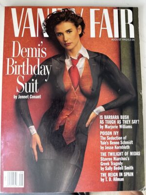 Midori Francis Instagram - ‘𝐃𝐞𝐦𝐢’𝐬 𝐁𝐢𝐫𝐭𝐡𝐝𝐚𝐲 𝐒𝐮𝐢𝐭’ @vanityfair 1992. 
🎨Recreation by @you_are_my_canvas 
Happy Holiday 👻2All who celebrate