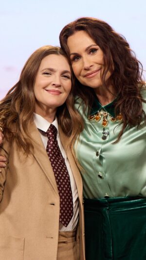 Minnie Driver Instagram - @emilyinparis star Minnie Driver on how letting go of the idea of finding a partner led her to love. 💕
