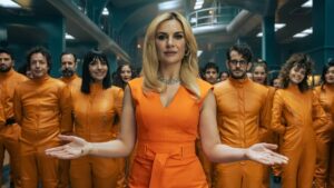 Miren Ibarguren Instagram - MINERVA. EQUIPO NARANJA. KIMERA.  El Refugio Atómico ya está disponible en @netflixes ☢️🔸🚚