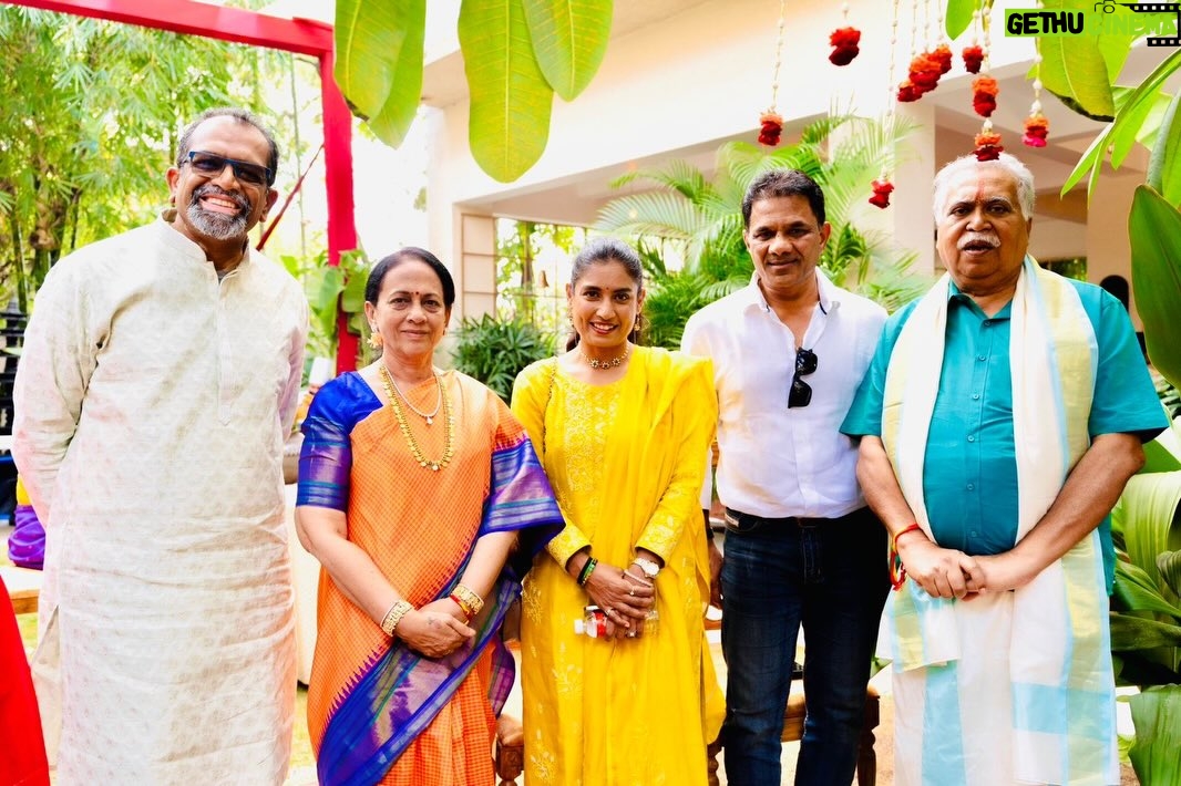 Mithali Raj - 121.7K Likes - Blessed to celebrate the divine union at Sita Rama Kalyana with family and loved ones 🙏✨ The sacred rituals, the vibrant traditions, and the collective devotion remind us why our heritage remains our greatest treasure.🪔🌺 

#LatePost