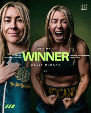Molly McCann Instagram - Six rounds banked for Meatball 💪 @meatballmolly 

She defeats Ebonie Cotton 58-56 on the cards 👏

#McCannCotton #WhittakerGavazi