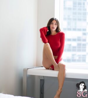 Moon Suicide Instagram - ♥️ @yourmoonbaby 📸 @bymilloux is red hot in, “Chaleur Rouge”! #altmodel #brunette #girlnextdoor