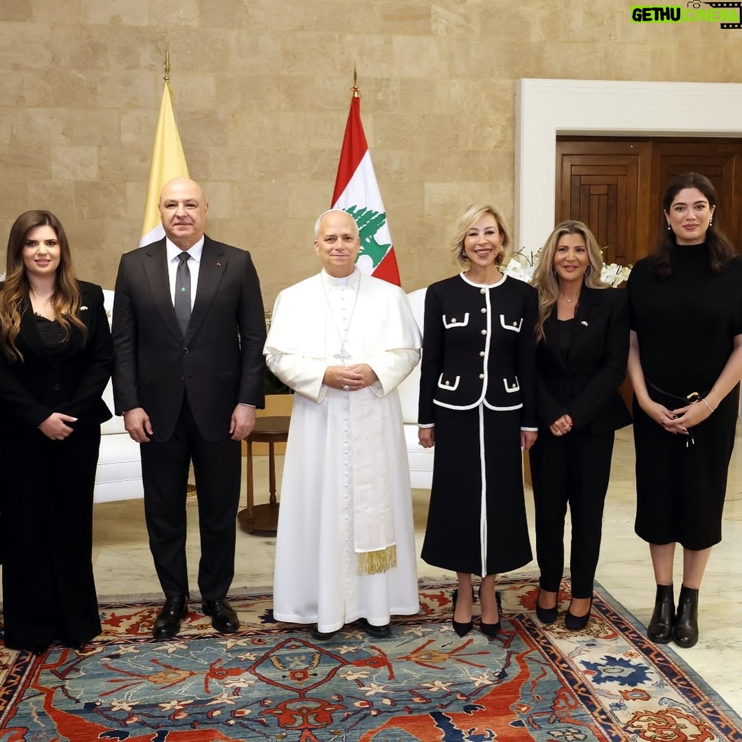 Nadine Wilson Njeim - 10.2K Likes - Proud to be Lebanese!!
What a blessing. A much needed one. I hope with all my heart that the Pope tells the world about us and Lebanon. 
About all Lebanese, their strength, their power, their pain and their hurt. 
Their need for peace and compassion. 
Tell the world about us. There’s no one like us. What a mighty people we are!
Thank you @lbfirstlady for giving us this once in a lifetime opportunity! Forever grateful!