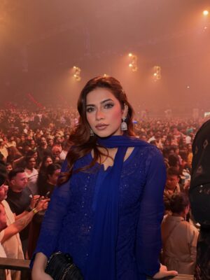 Nagma Mirajkar Instagram - about last night ! 💙✨

wearing @labelaishwaryrika