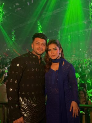 Nagma Mirajkar Instagram - about last night ! 💙✨

wearing @labelaishwaryrika