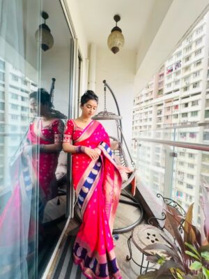 Nancy Roy Instagram - गणेश चतुर्थी की शुभकामनाएं ♥️
Thnq so much @tomarsimran21 & @mukeshchoudharyofficiall for the amazing pictures 🌸
@itisurmila the best host ♥️