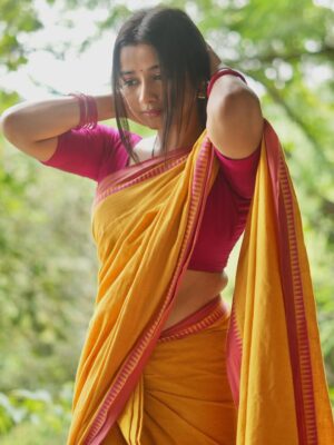Nancy Roy Instagram - भारतीय साड़ी की सुंदरता ♥️