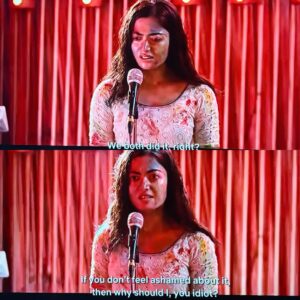 Nandhini Madesh Instagram - The Girlfriend — Where do I even begin!

I usually don’t prefer writing movie reviews, because whether a film becomes a hit or a flop, the team puts in their 100% effort to create something that will reach and satisfy the audience.

But today, after lunch, I decided to watch The Girlfriend — and this one truly deserves to be spoken about.

This is a film every girl can deeply connect with. The way @rashmika_mandanna emotes feels like a mirror to what so many women actually go through.
 From The moment she’s been Introduced as “Vikram’s lover,” , the doubt that strikes her when Durga questions her at the game centre, the realisation during the shower scene, the breakup where words fail — every bit of it is something that every women have  felt at some point.

My favourite moment or part of the film was the To-Do list scene — how her own priorities slowly turn into Vikram’s, and the moment she erases them… that was her wake-up call, her realisation that she was slipping back into a traumatic cycle again.

the minute details like even in fight she doesnt forget her dupatta but in the final she doesnt even care on the duppata as it doesnt make any difference was mind blowing 

Rather than portraying female friendships as jealous, they highlighted womanhood beautifully through a friend who embodies Durga’s strength.

When he said ‘You’re just like my mom, take care of yourself,’ the way she felt it—and the way seeing his mom reflected that same trauma of what his mother was experiencing in the name of "stereotype" was beautifully highlighted .

The pain of wanting to speak up but worrying it might hurt someone, the constant self-sacrifice, the emotional dilemma — the film portrayed all of this beautifully.

Unlike many films this one truly deserves special appreciation for showing, with clarity and honesty, what a woman needs and what she silently endures.

Cheers to the director @rahulr_23  and team The girl friend for crafting this film exactly the way it needed to be.

@rashmika_mandanna @anuemmanuel @heshamabdulwahab