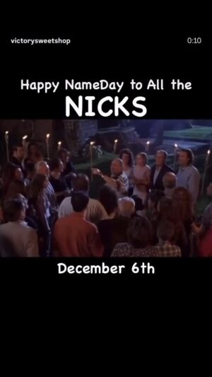 Nia Vardalos Instagram - Happy NameDay to the Vardalos family! Tag the Nick or Nikki or Nicolas or Nike in your family! ♥️