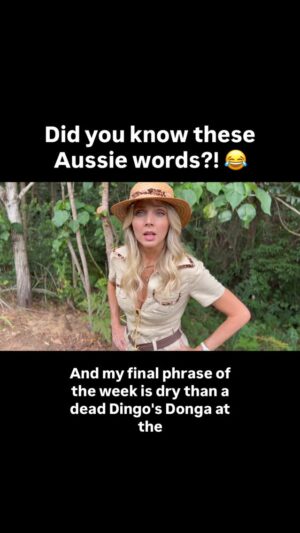 Nikki Osborne Instagram - Gronk is definitely underused #funny #reels #viral #australian #bushbarbie