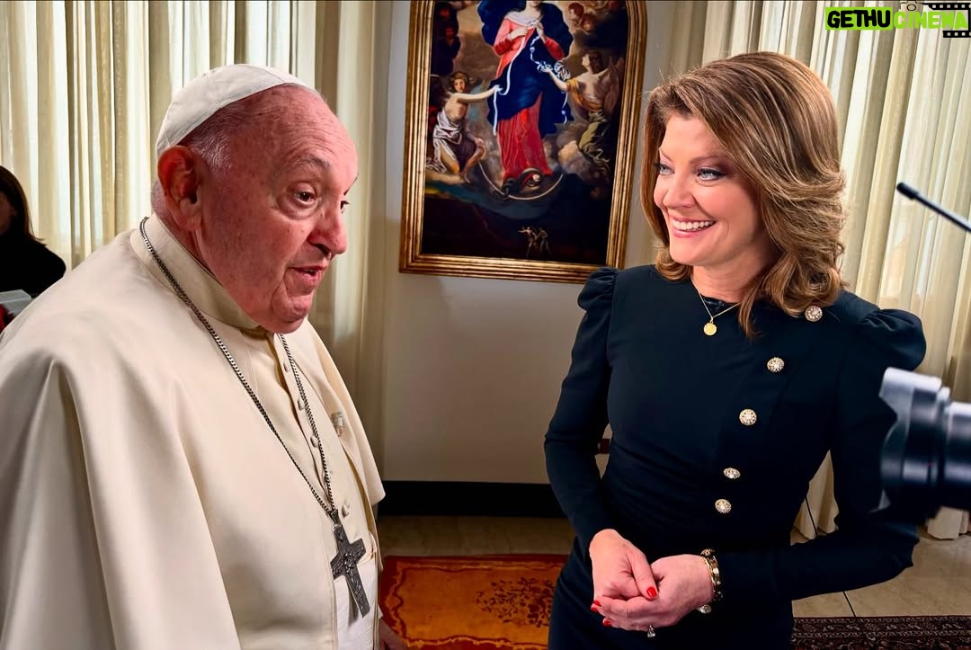 Norah O'Donnell - 2.2K Likes - Teamwork makes the dream work! 

Congratulations to our @cbsnews @60minutes team on the Emmy Award 🏆 for outstanding edited interview for our conversation with Pope Francis. 

#cbsnews #cbseveningNews #60minutes #newsemmys #popefrancis