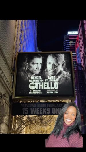 Novi Brown Instagram - ✨ HIIII, I AM SCREAMING!!!! ✨ 

I started my artist’s journey on the stage - in the theatre. The stage is where I came ALIVE.  I am so proud of this moment, y’all!! My dear friend @jeffreyandersongunter introduced me to a wonderful woman who is a producer on Broadway, @isrealtoni. I told Toni my goals, she listened & began guiding me. She taught me HOW Broadway works & where the lack is.  Through them, I got here.  Last year, I put my first Broadway investment into “OTHELLO” as part of a larger investor group - everything requires a team! Thank you Jeffrey, Ken & Toni for seeing that I bring value to this space. Also, shout out to all the other investors and producers on this project, WE GOT IT DONE! So excited to meet you all! 

Producer Novi Loading…. 😏 
•••

Come see this ONCE IN A LIFETIME SHOW!!! It’s only on for 15 weeks at the @barrymoretheater in NYC starting 

DATES 💫 
First preview: February 24, 2025
Opening night: March 23, 2025
Closing night: June 8, 2025

DIRECTED BY THE ICONIC ✨ @iamkennyleon 

CAST 💫 
Denzel Washington: Plays Othello
Jake Gyllenhaal: Plays Iago
Molly Osborne: Plays Desdemona
Andrew Burnap: Plays Cassio
Anthony Michael Lopez: Plays Roderigo
Daniel Pearce: Plays Brabantio
Kimber Elayne Sprawl: Plays Emilia

CREATIVE TEAM 💫 
Derek McLane, scenic designer
Dede Ayite, costume designer
Natasha Katz, lighting designer
Justin Ellington, sound designer
Mia Neal, hair and wig designer
Claire Warden, intimacy director
Dawn-Elin Fraser, voice coach
James Shapiro, Shakespeare consultant