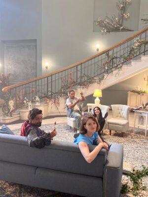 Olivia Morris Instagram - The Librarians season finale is out!!!

We hope you enjoyed our lovely silly show. 

See you in season 2 💌

@librarianstnt @tntdrama