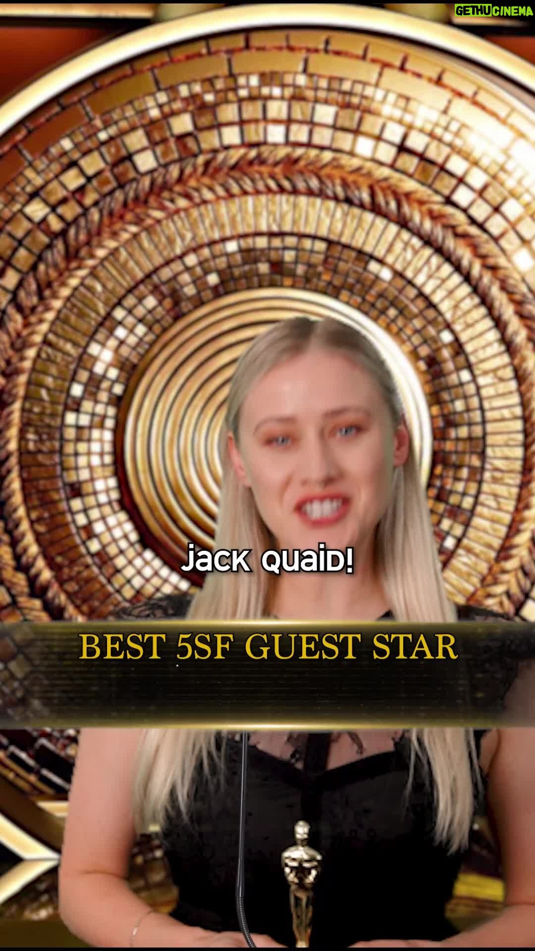 Olivia Taylor Dudley - 39.7K Likes - The 5SF Awards (ft. Patton Oswalt and Jack Quaid)

I'm just gonna say it: Robodog was shut out.