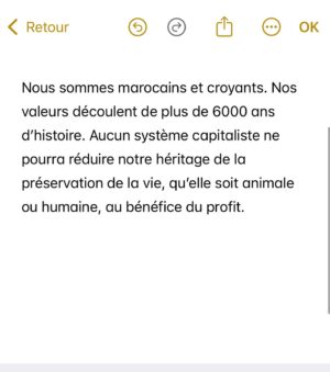 Ouidad Elma Instagram - 🇲🇦 Today, I took part in the sit-in alongside hundreds of voices refusing injustice and cruelty.
In Morocco, our street dogs and cats are still victims of massacres, even though a humane and effective solution exists: TNVR (Trap-Neuter-Vaccinate-Return).
We call for the immediate implementation of the TNVR program enacted by the 2019 convention and the removal of Article 5 from the proposed Law 19-25, which criminalizes compassion towards animals.
Protecting animals is not an option, it is a matter of dignity and justice for the human collective.
✊🐕🐈 #StopMassacres #TNVR #RespectAnimal #Morocco 🇲🇦❤️