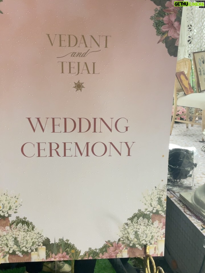 Padmini Kolhapure - 7.1K Likes - A wedding so beautiful, it seemed the heavens themselves had descended upon Mumbai. ✨Like a celestial celebration — sacred, serene, and soaked in divine light. 💫 
God bless the beautiful couple 
Vedant and Tejal 🤗
@yashbirla @avanti_birla 
@bircat @tejalskulkarni 
@nirvaanbirla @shlokabirla 
@swamikailashanandgiri_official 
@gaurgopaldas 
@tejukolhapure @sita_talwalkar @sonaljain5355 @sharmila28may @godb.11 @parulshah1110 #rajul @geetawagh4 @anu.5223