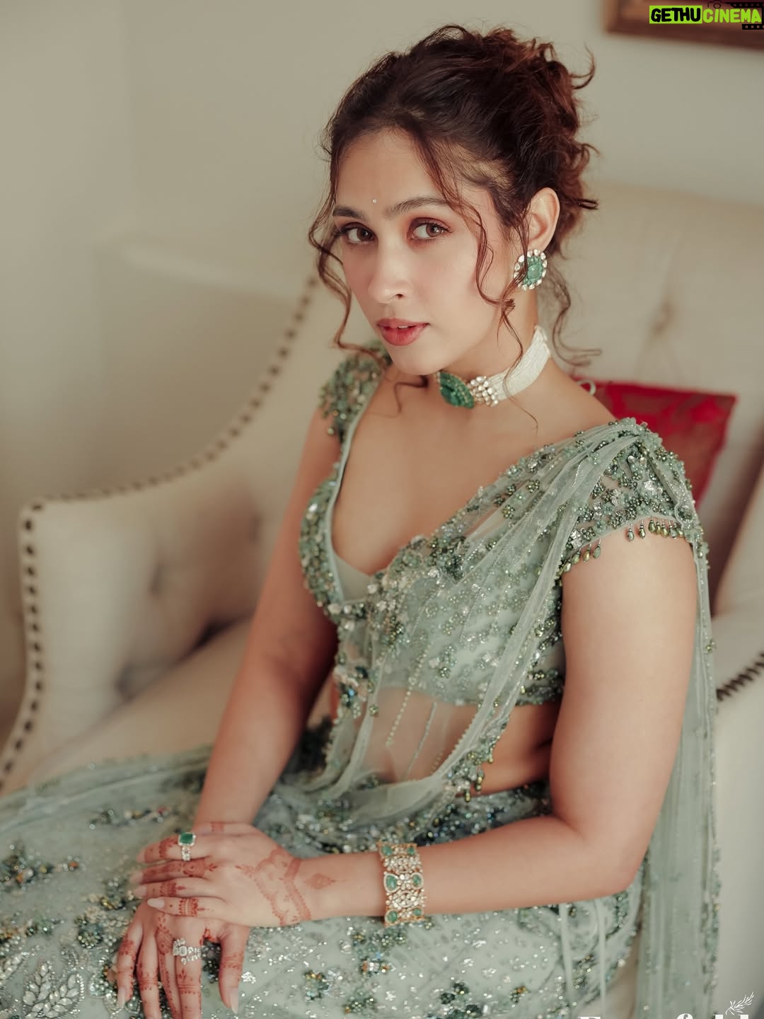 Pashmina Roshan - 40.2K Likes - The most serene day! 
Still tearing up as I post these 🤍✨

Pheras look 
Outfit : @dollyjstudio
Jewlery -
necklace and earrings : @mayasanghavijewels
Bracelet and rings : @anmoljewellers 
Styling : @pranita.abhi
Styling team : @krishadedhia13
hmu: @esther_hmu 
Photos: @fourfoldpictures

Decor by: @your_wedding_crafters