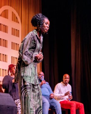 Patricia Kihoro Instagram - Happy new week!
Quick reminder, BYSS will be bringing to you Si Ni Mimi Nakusho, happening on June 7th and our very own @misskihoro will be breaking ribs on stage with the rest of the squad.
Have you gotten your tickets yet?
Link in bio