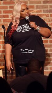 Patricia Williams Instagram - I love all cultures, but I’ve never heard anything like this 😂 

🎟️: mspatcomedy.com TOUR DATES BELOW ⬇️

SEE ME LIVE! 

Newark, NJ - 12/19 (SOLD OUT 🚨🚨🚨) 
Hoover, AL - 12/31 (LOW TICKET COUNT!) 
Oklahoma City, OK - 1/2, 1/3
Brea, CA - 1/8
San Jose, CA - 1/9, 1/10
Madison, WI - 1/16, 1/17
San Diego, CA - 1/23, 1/24
Durham, NC - 1/30
Charleston, SC - 1/31
Appleton, WI - 2/6, 2/7
Baltimore, MD - 2/13, 2/14
Spokane, WA - 2/27, 2/28
Louisville, KY - 3/20, 3/21
Tulsa, OK - 3/27, 3/28
Portland, OR - 4/17, 4/18
Tampa, FL - 4/24, 4/25
Buffalo, NY - 5/8, 5/9
Huntsville, AL - 5/15, 5/16
Liberty Township (Cincinnati), OH - 6/12, 6/13 (NOW ON SALE 🚨)
Albany, NY - 6/19, 6/20 (NOW ON SALE 🚨)
Nashville, TN - 6/26, 6/27
Schaumburg, IL - 7/10, 7/11
Richmond, VA - 7/17, 7/18 (NOW ON SALE 🚨) 
Syracuse, NY - 7/24, 7/25
Omaha, NE - 7/31, 8/1 (NOW ON SALE 🚨) 

📸: @fifwilson 

#mspat #crowdwork #fyp