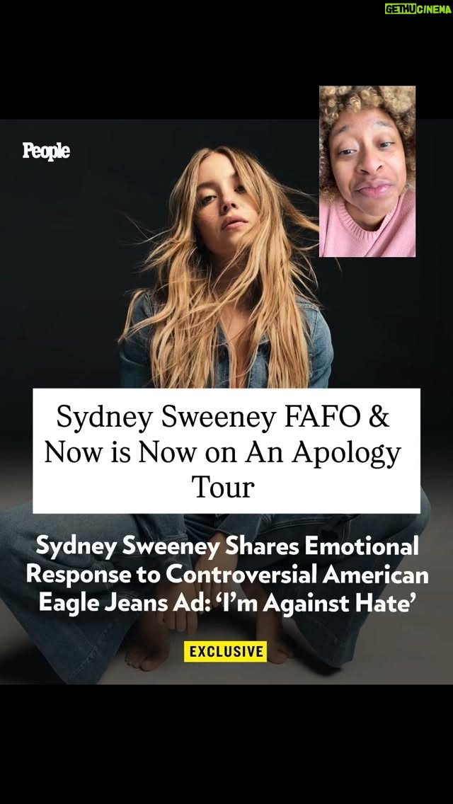 Phoebe Robinson - 31.4K Likes - #ThotNaysh, I was MIA for a bit with a cold, but now I’m back! And what a way to return! More Sydney Sweeney foolishness! #SydneySweeney #Jeans #Apology #PeopleMagazine #FYP #AmericanEagle