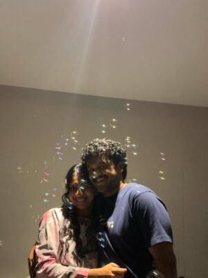 Pooja Kannan Instagram - Happy One, best friend ❤️ 
#anniversarylove ❤️