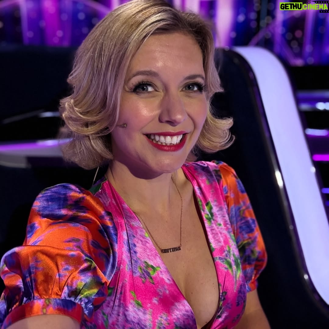 Rachel Riley - 12.7K Likes - Going for my third spin around The Wheel, tonight Saturday 29th November on BBC One and BBC iPlayer at 8.05PM 🎥 

There’s a different kind of nerves on this sort of quiz show as you’re playing to help other people win themselves some life changing money, not your own winnings for charity. 

Plus, this time both @elliesimmonds and I were on for the treble at the top of the leader board, no pressure then! 🫣🫣🫣

Loads of fun as always, see you there!

@bbciplayer
 #MichaelMcIntyre #TheWheel #iPlayer

Dress @hope_and_ivy 
Custom necklace #gifted @poshtottydesigns @hannah_cooper_