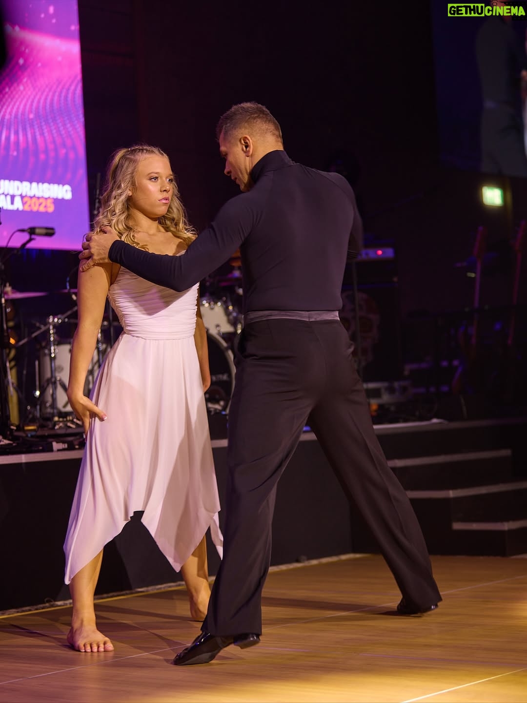 Rachel Riley - 6.7K Likes - I was in proud wife mode on Saturday as @pashakovalev and @childrenwithcanceruk ambassador and survivor Eve opened their annual fundraising gala with the most beautiful dance representing her battle with the disease.

Scroll through to watch it, there was barely a dry eye in the house and Eve absolutely smashed it!

Survival rates have gone from 2 in 10 decades ago, to more than 8 in 10 now thanks to improvements in treatment, with more to come thanks to the generosity of donors at events like these funding lifesaving research. 

So lovely to see the gorgeous @sophieellisbextor entertaining the crowd too. Such a great night!