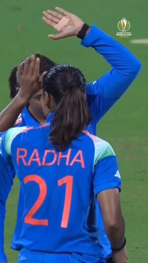 Radha Yadav Instagram - Radha Yadav rattles the stumps with a beauty ⚡
Watch #INDvBAN LIVE in your region, #CWC25 broadcast details in the link in our bio 📺