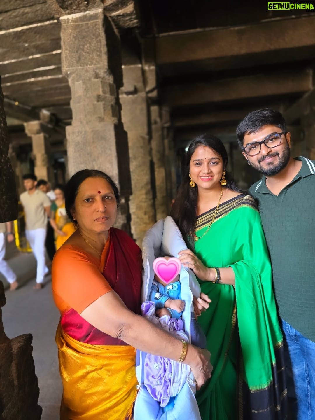 Rashmi Prabhakar - 7.9K Likes - KSIC ಸೀರೆ   My baby's first outing to ದೇವಸ್ಥಾನ  Mysuru's Favorite  ಕಾಫಿ destination  ಕುಟುಂಬ = Bliss