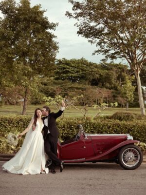Rebecca Lim Instagram - Celebrating 3 years with my better half and our growing family 🤍🫶🏻🤍