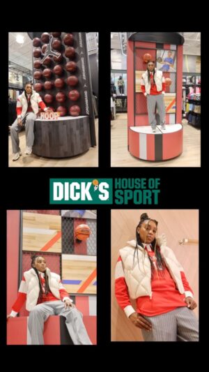 Renee Montgomery Instagram - Sports and Fashion are an iconic dynamic duo, so I pulled up to DICK’S House of Sport new location in Kennesaw to put together ‘Tunnel Walk’ styled looks.
When I got to the store, I quickly realized @dickshouseofsport is more than just somewhere to shop — it’s a place to train, connect, and enjoy with the fam #DKSpartner
