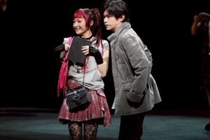Riho Sayashi Instagram - いつの間にか東京公演ラストウィーク！
引き続き楽しんで頂けますように🍎

Death Note THE MUSICAL 
@dnmusical