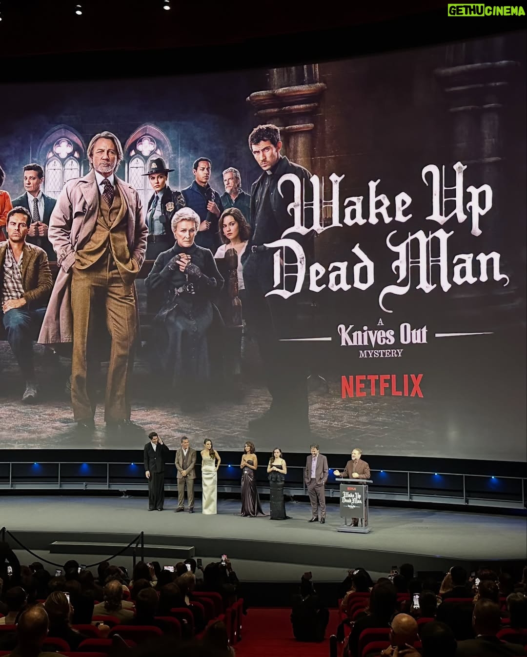 Riki Lindhome - 4.8K Likes - Knives Out “Wake Up Dead Man” premiere. It was such an honor to be a part of the first one and this one is just as great 🔪 Bravo @riancjohnson @knivesout