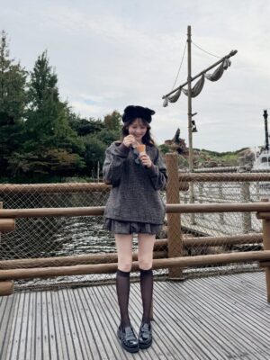 Rinka Kumada Instagram - ミッキーーー🐭🖤👻