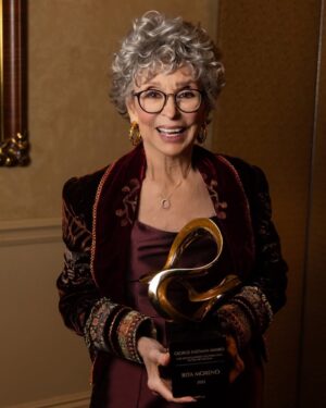Rita Moreno Instagram - Last week I received the George Eastman Award, for the distinguished contribution to the art of cinema at George Eastman Museum in Rochester, NY. 

Wow - What a place...What a legacy! I am still pinching myself. Thank you to @eastmanmuseum's board and administrative team for the honor and hospitality! 

Photos by @nina_piccini