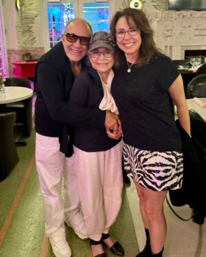 Rita Moreno Instagram - Out with some of my favorite people in Miami Beach on the newly minted Gloria Estefan Way (South 13th and Ocean Drive -  go see it for yourself!)
 
Felicidades Gloria and Emilio!