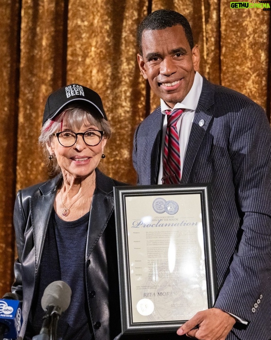 Rita Moreno - 20.6K Likes - Last week I received the George Eastman Award, for the distinguished contribution to the art of cinema at George Eastman Museum in Rochester, NY. 

Wow - What a place...What a legacy! I am still pinching myself. Thank you to @eastmanmuseum's board and administrative team for the honor and hospitality! 

Photos by @nina_piccini