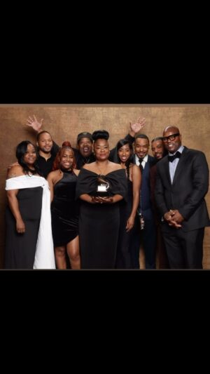 Roxanne Shanté Instagram - No words can capture this Moment. My Husband My Children My Sister My Brother My Nephews My Crew My Dream My Blessings my MF Grammy 😃 and Have A Nice Day