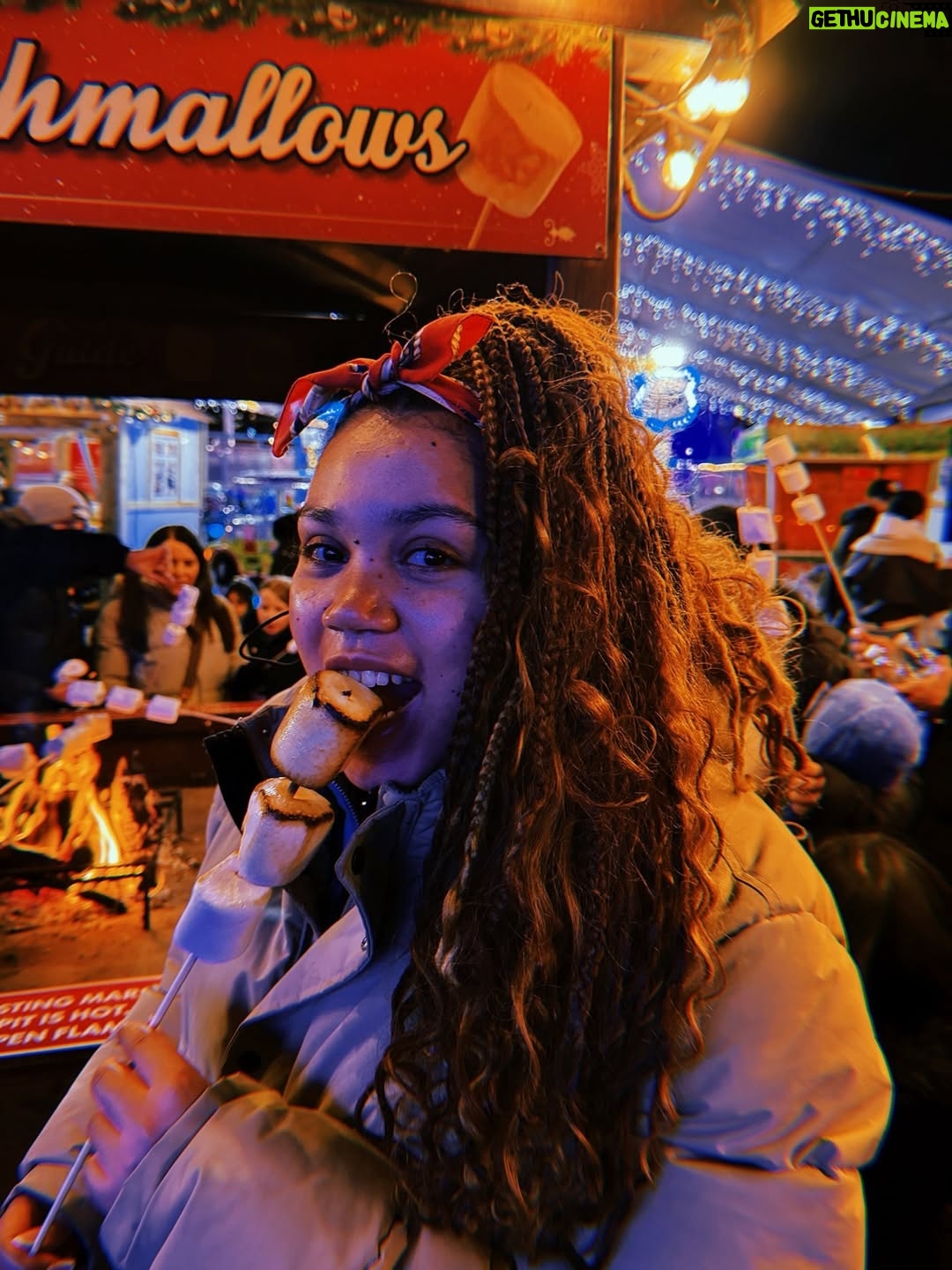 Ruby Barker - 1.5K Likes - Christmas markets with my boyfriend Oliver, such a magical time of year and so happy 😃