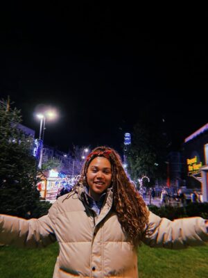 Ruby Barker Instagram - Christmas markets with my boyfriend Oliver, such a magical time of year and so happy 😃